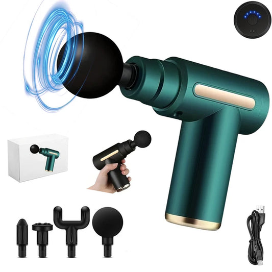 2024  Portable Massage Gun,6 Speeds for Muscle Pain Relief,Back Neck Shoulder Deep Tissue Vibration Massager Relaxation