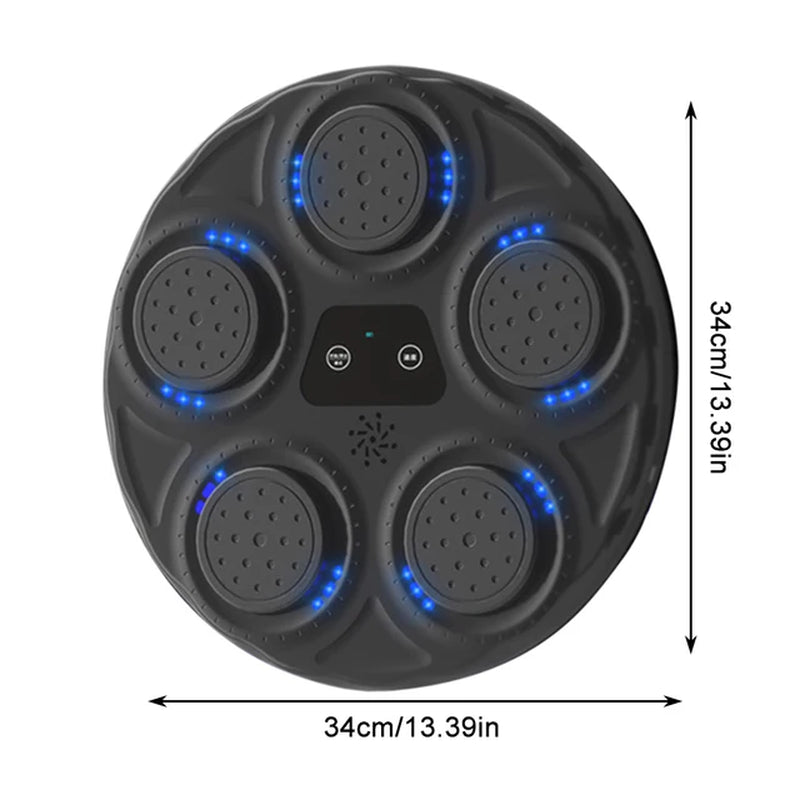Smart Music Boxing Machine Smart Boxing Game with Lights Boxing Target Workout Machine for Kids Adults Home Exercise