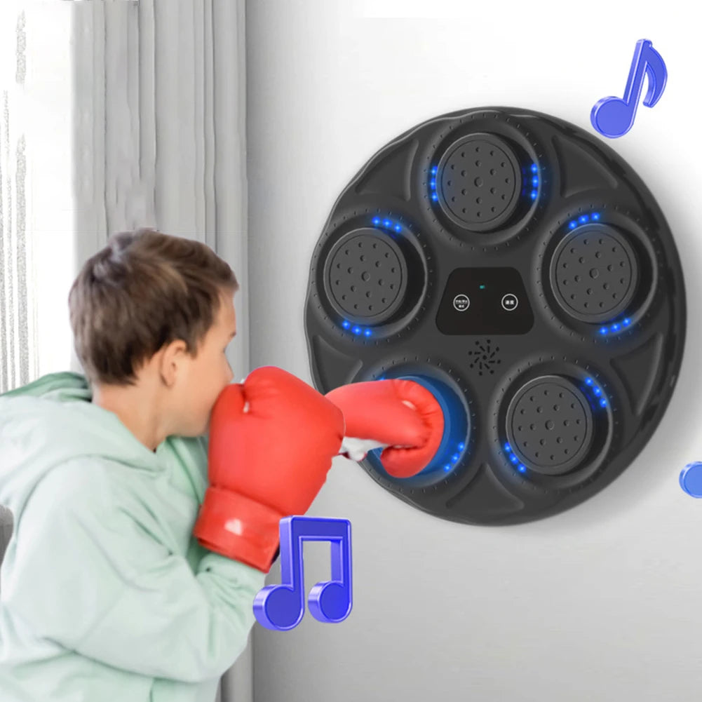 Smart Music Boxing Machine Smart Boxing Game with Lights Boxing Target Workout Machine for Kids Adults Home Exercise