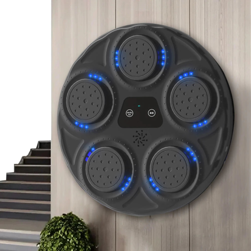 Smart Music Boxing Machine Smart Boxing Game with Lights Boxing Target Workout Machine for Kids Adults Home Exercise